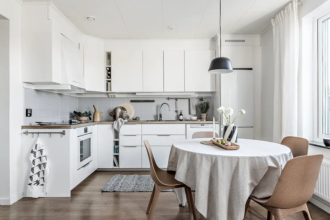 自然色彩的瑞典禅意公寓-4