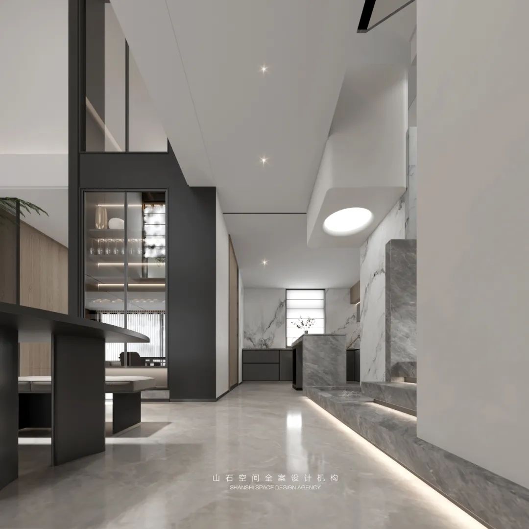 新希望锦麟河院挑空别墅丨中国沈阳丨山石空间全案设计机构-14
