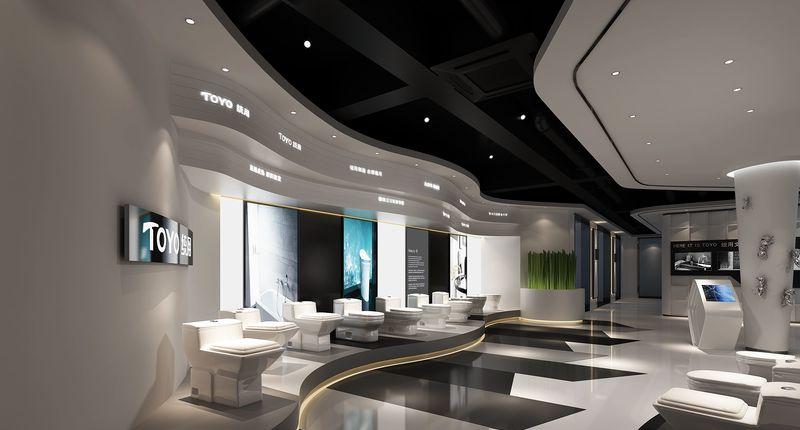 "水之梦"卫浴展厅的科幻曲线设计-4