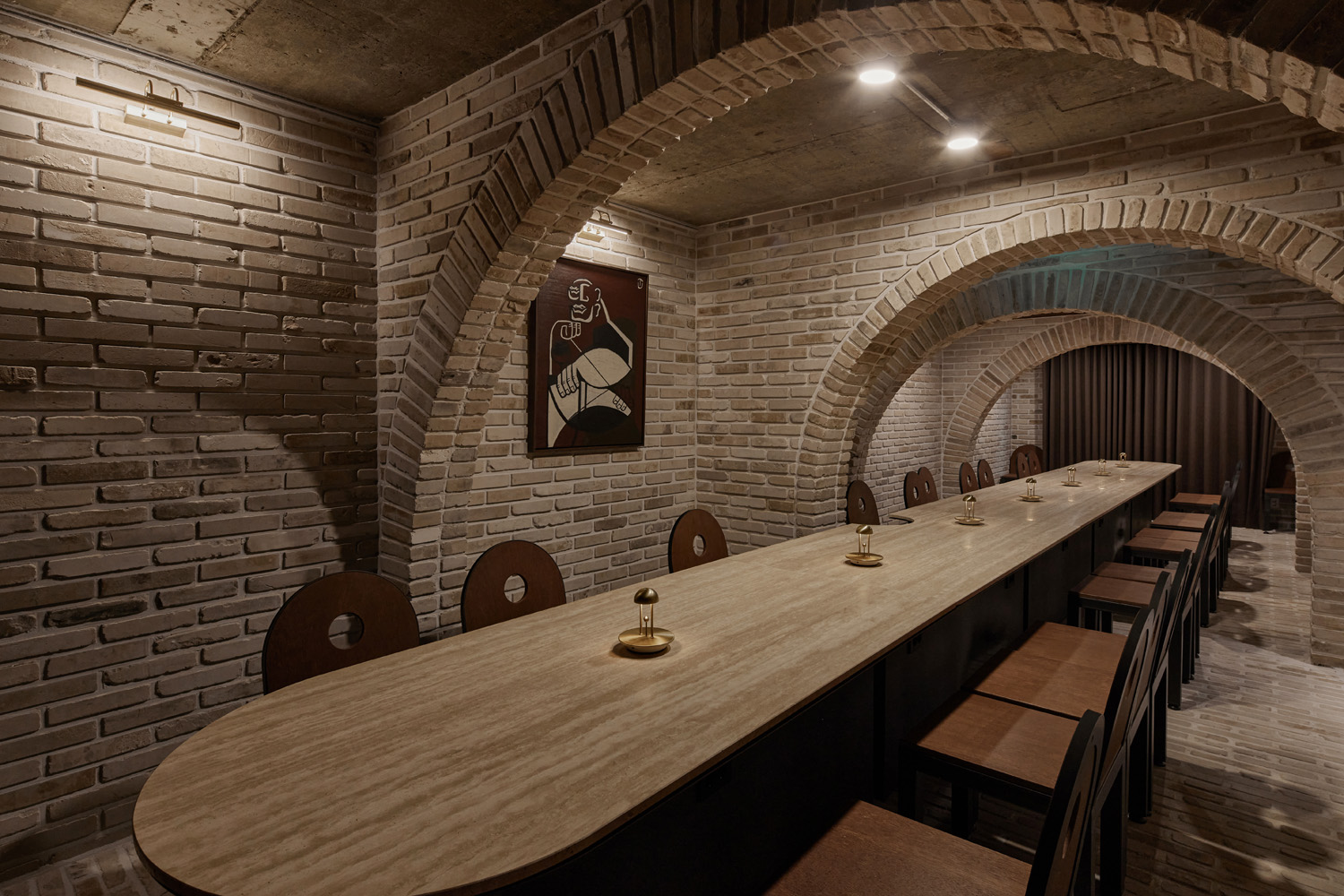 【韩国高级红酒酒吧设计】融合传统与现代的 40 平米奢华空间-5