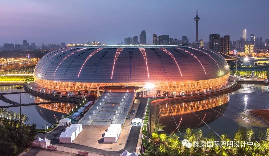 天津奥体中心夜景照明升级 | 水滴银辉,盛世同心-33