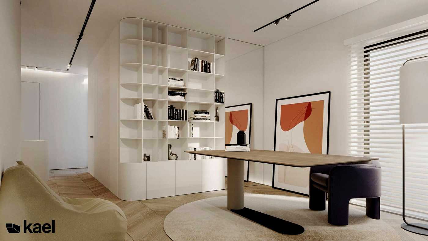 波兰华沙160平两层极简风公寓设计丨波兰KAEL工作室-88