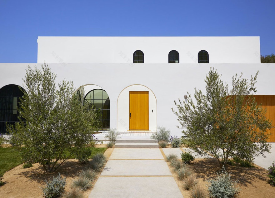 洛杉矶现代地中海风格别墅-1