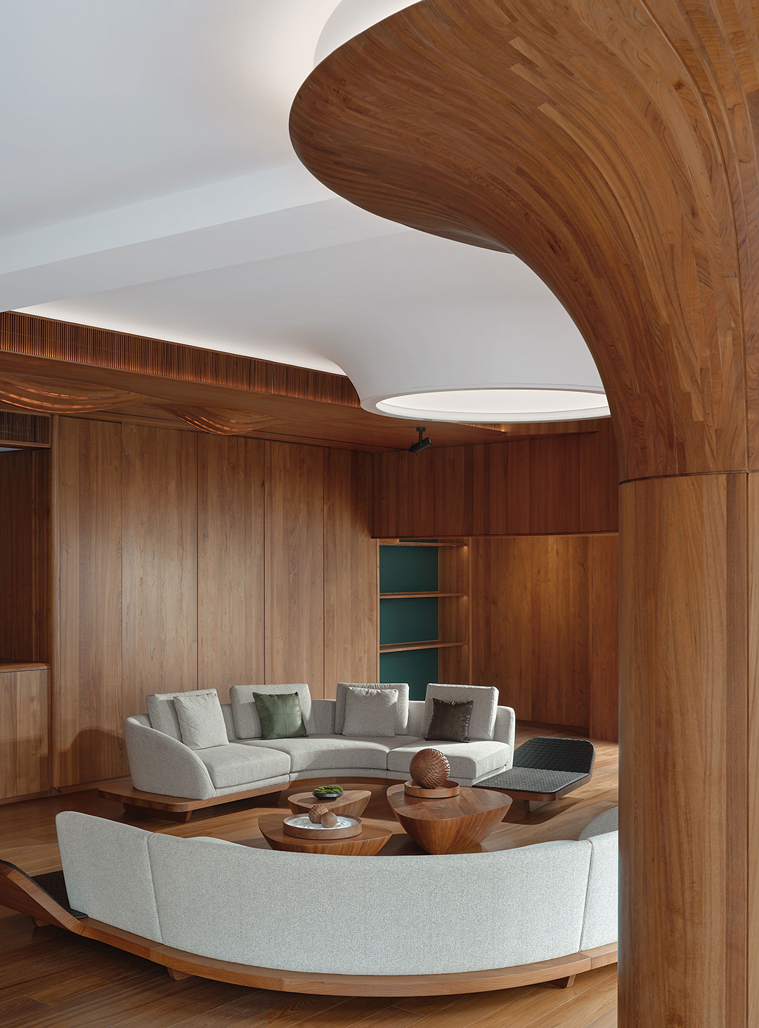 壹信柚木展厅丨中国上海丨上海龙祉空间设计有限公司-29