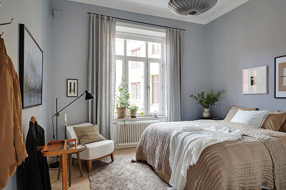 温馨与冷静的完美融合 | 81 平米瑞典公寓设计-18