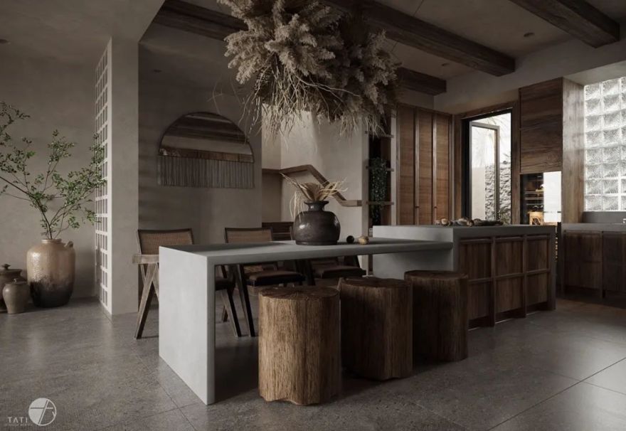 越南胡志明市质朴游牧风民宿设计-17