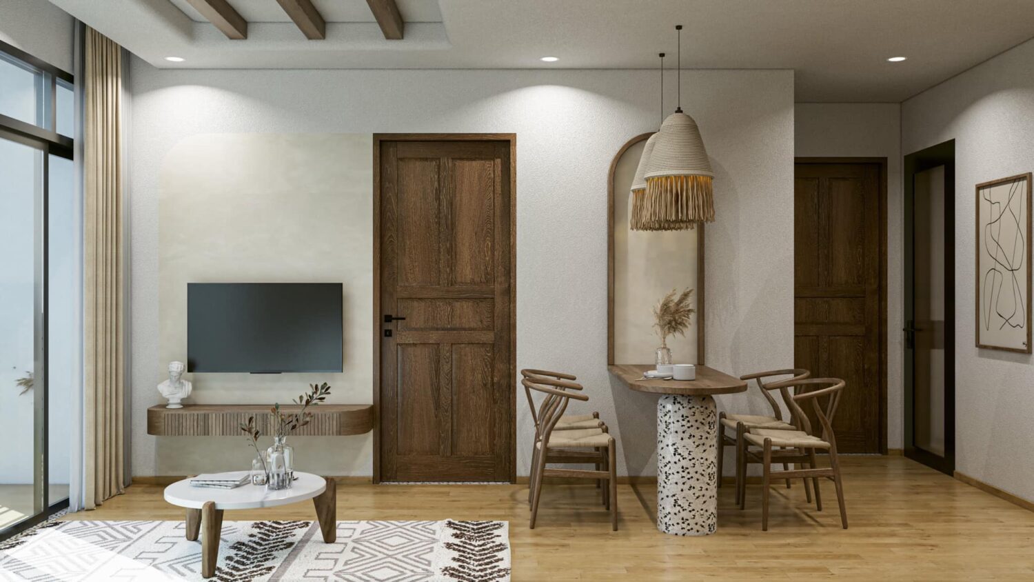 7478. Free Sketchup Apartment Interior Model Download-1