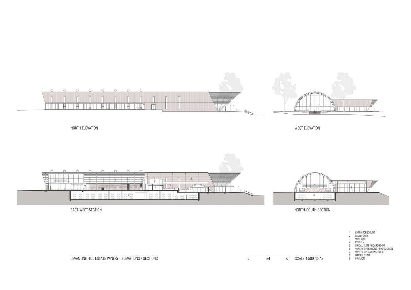 Levantine Hill Estate 酒庄丨澳大利亚丨Fender Katsalidis Architects-26