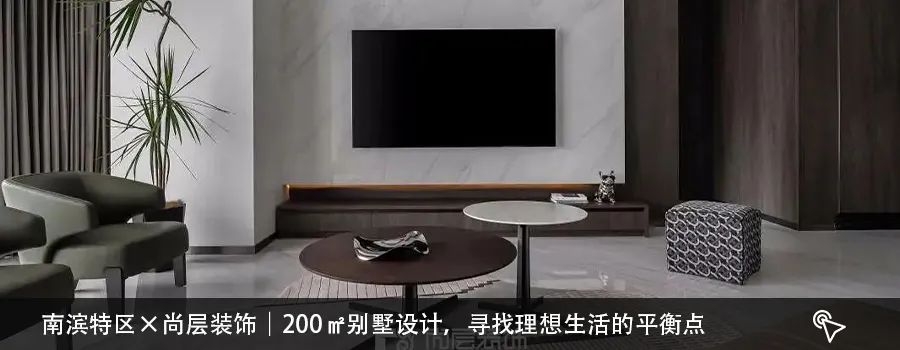 平湖御峰园×尚层装饰｜极简风别墅设计，宁静的心灵居所-89