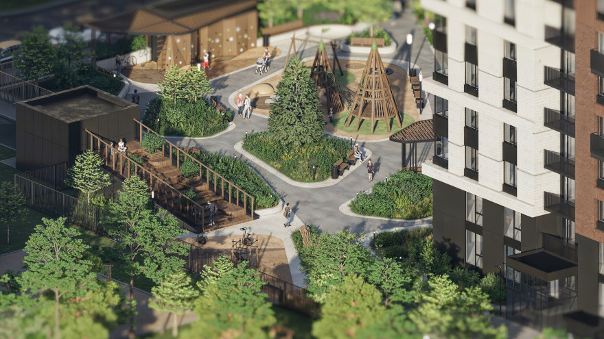 ЖК Шервуд小区环境整治丨俄罗斯巴尔瑙尔丨未明确体现-10