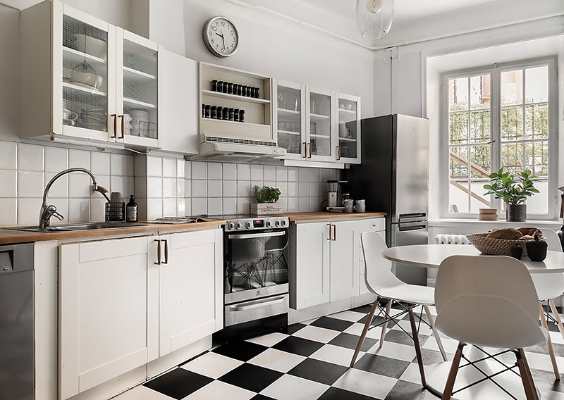 瑞典温馨米色公寓设计-15