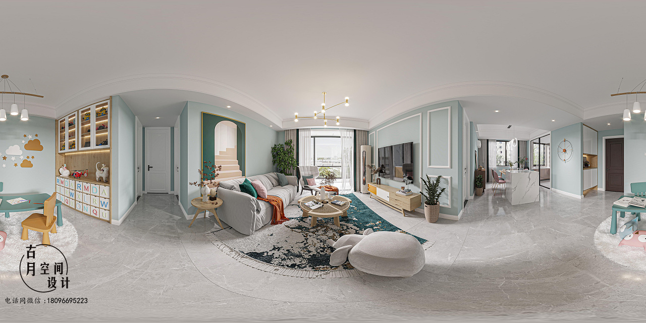 现代轻奢平层设计-8