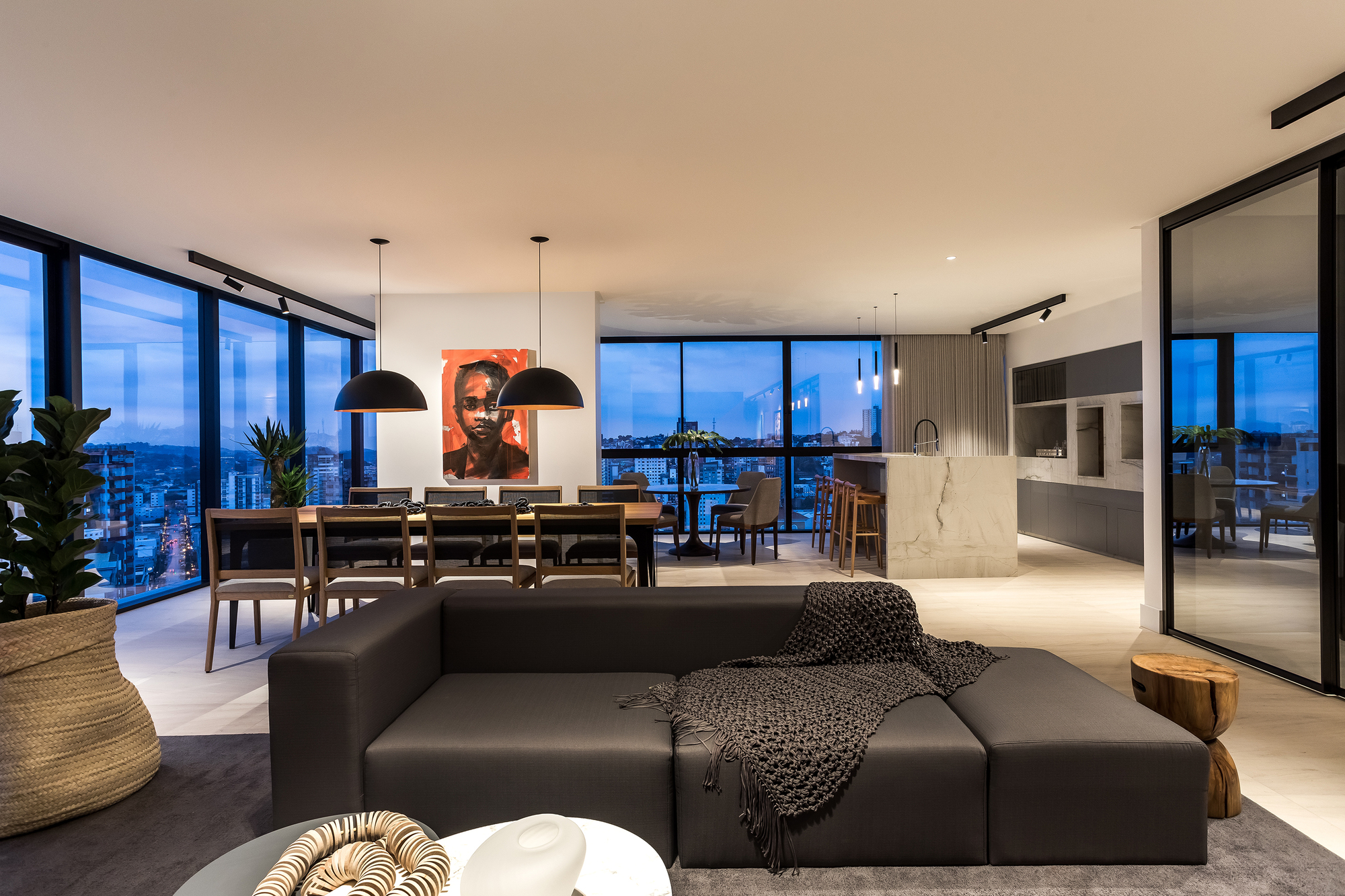 巴西极简主义之VA公寓样板房(2020)(Michel Macedo Arquitetos)设计-29