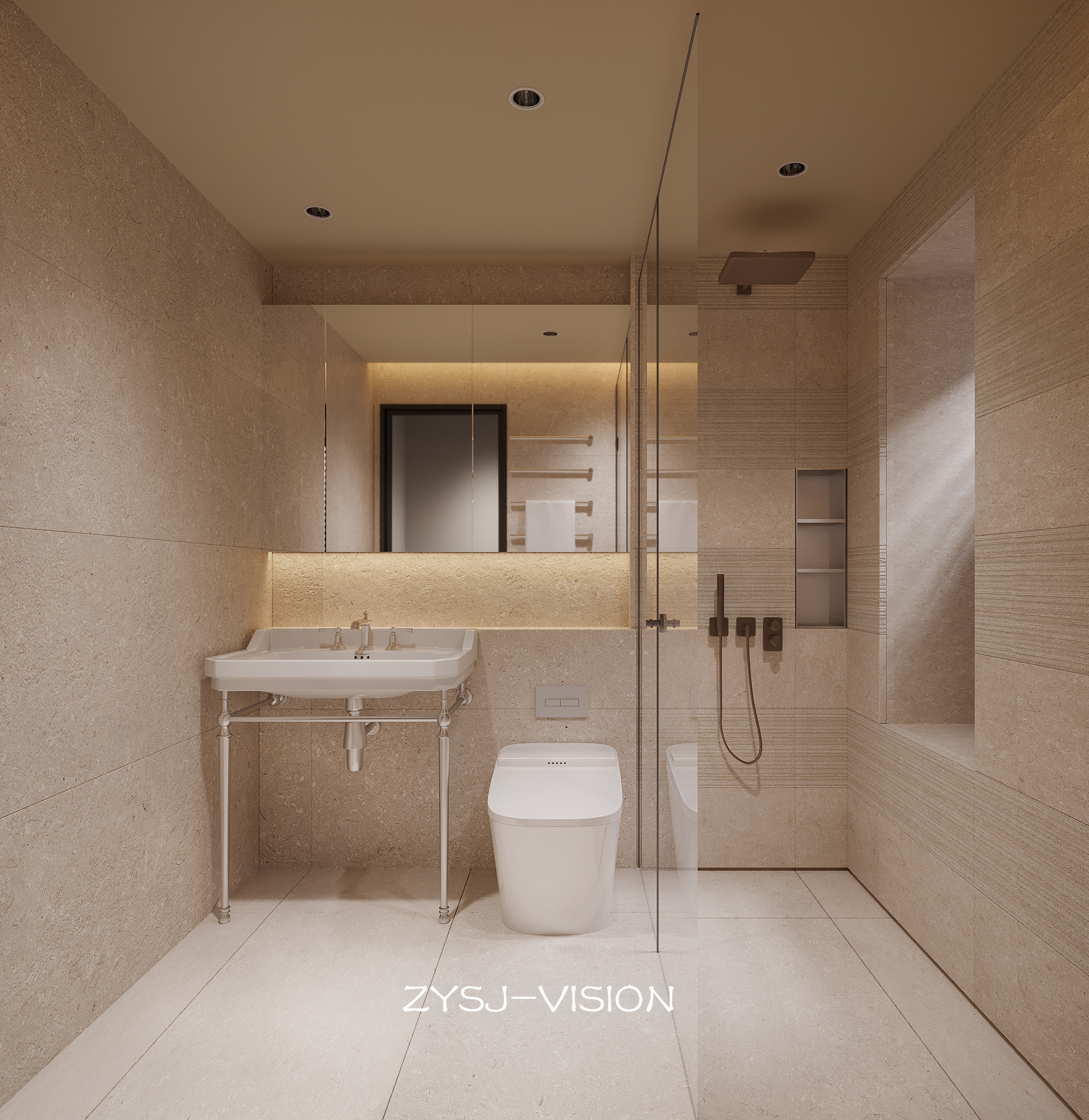 复古与未来的对话 · 一个带猫屋与佛龛的中古风客厅-17