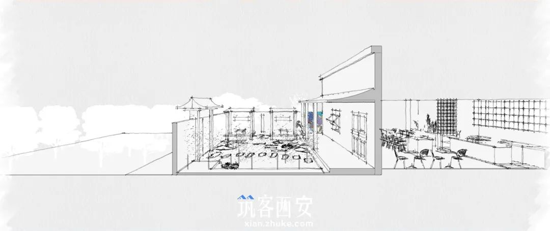 HAO 自在城市度假营地·瓦舍丨中国西安丨壹宅·理想原创空间设计-19
