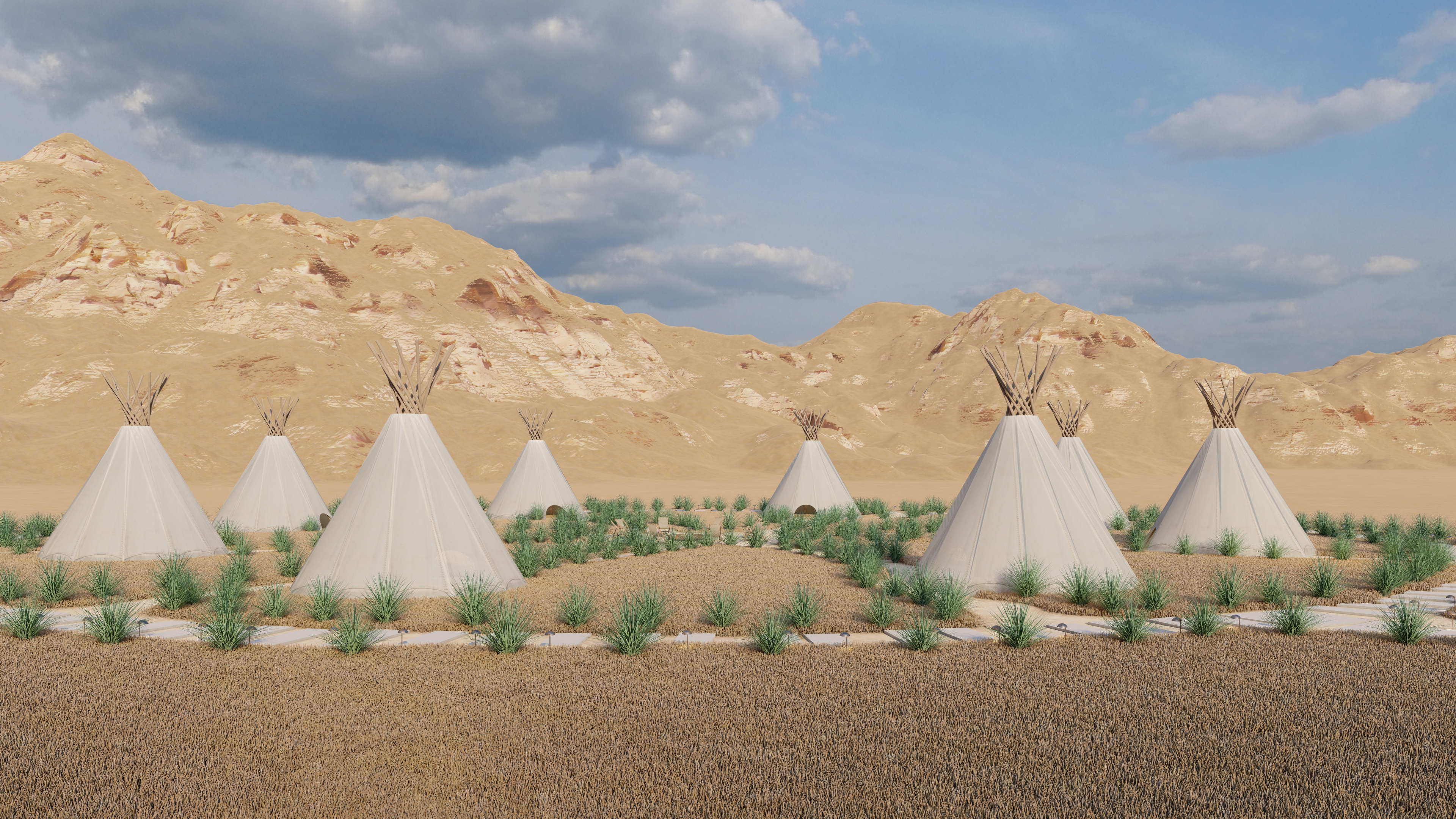 豪华露营设计与三维渲染丨美国丨Elisa Felisatti-32