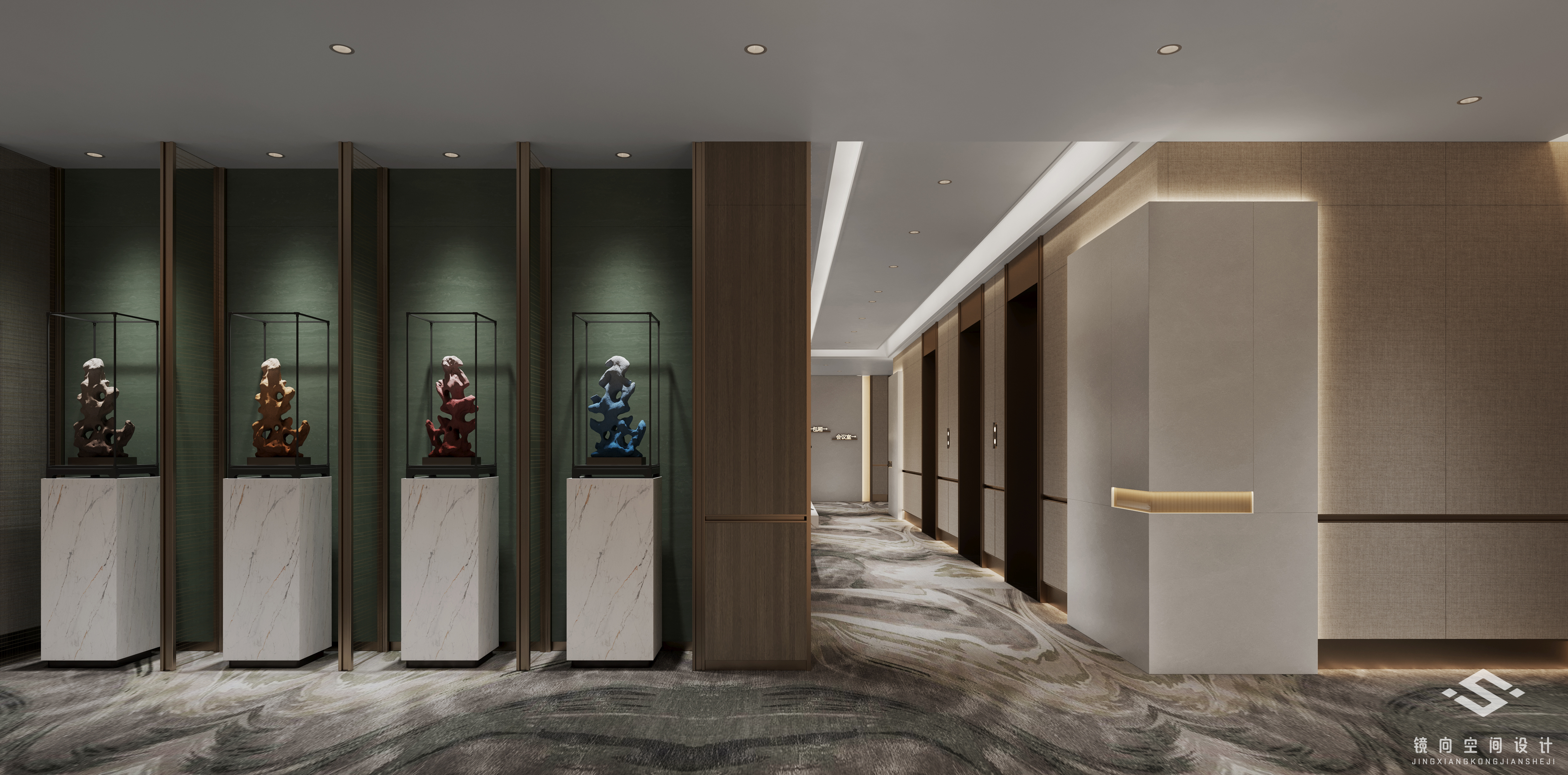 知名设计师打造的城市酒店餐厅包厢设计-18