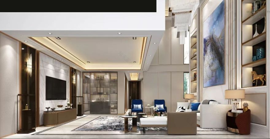 【我的梦】中央香榭别墅下叠全案设计!-23