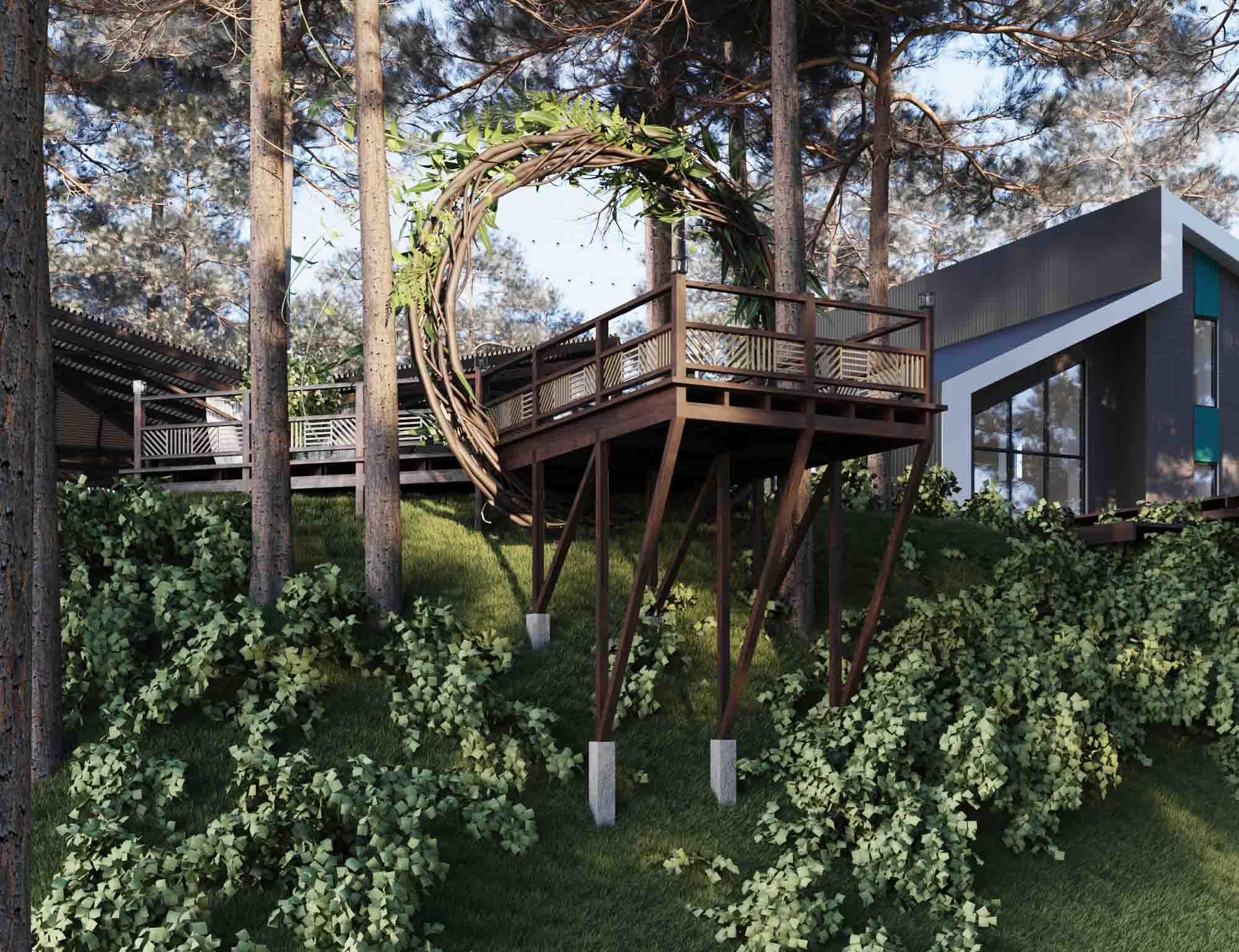 The territory of the banquet house "Dali"-5