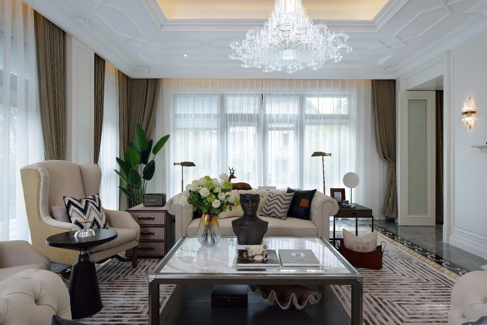 G&K桂睿诗设计丨样板间丨苏州中粮同里湖花园联排别墅样板房-7