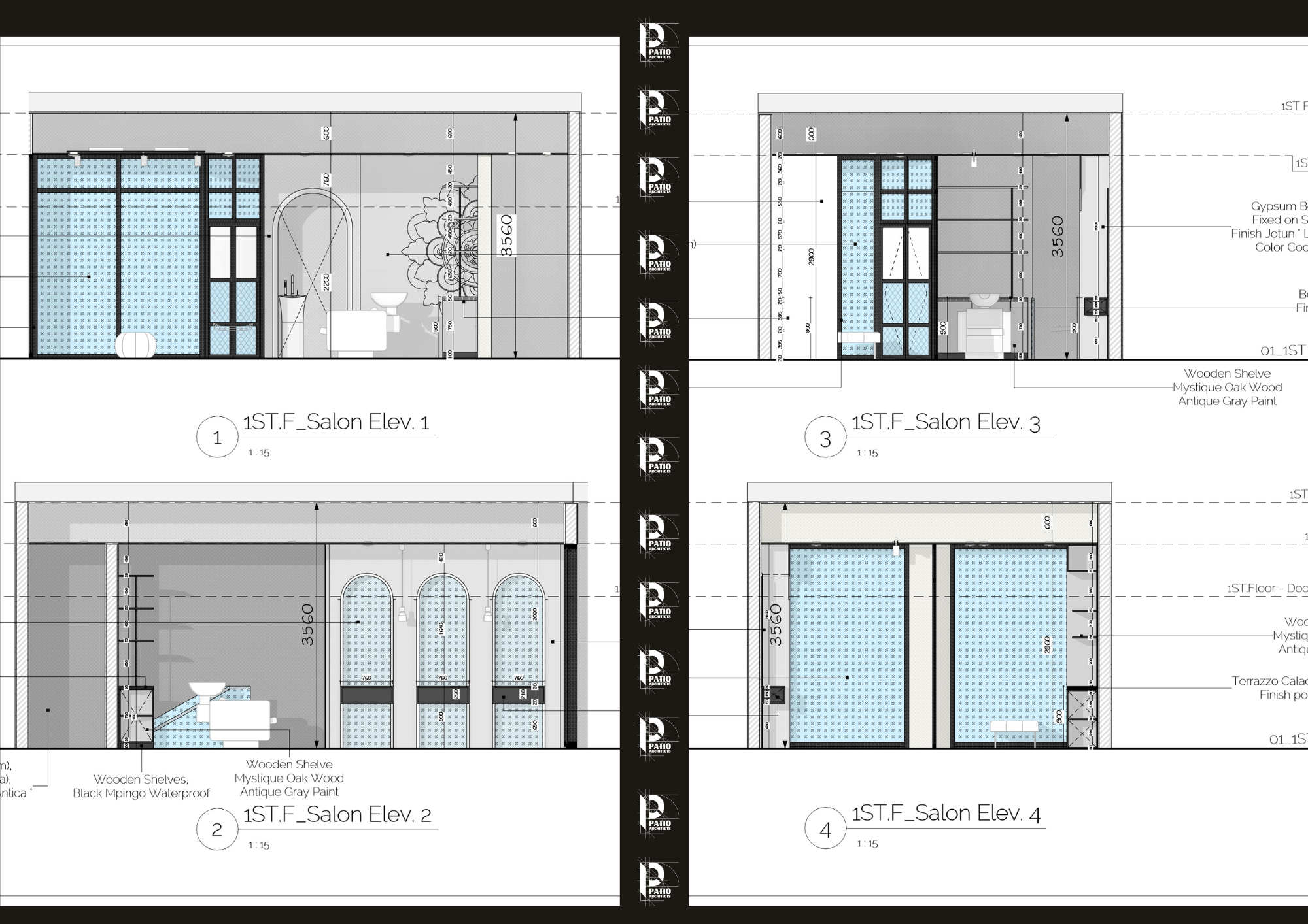 奢华沙龙设计理念

注：你提供的Lu·urious可能拼写有误，推测应该是Luxurious  丨沙特阿拉伯利雅得丨Patio Architects L.L.C-13