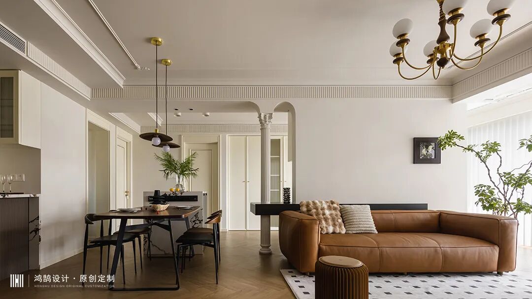 147㎡休闲式全案|不被定义的“浪漫法式”。-11