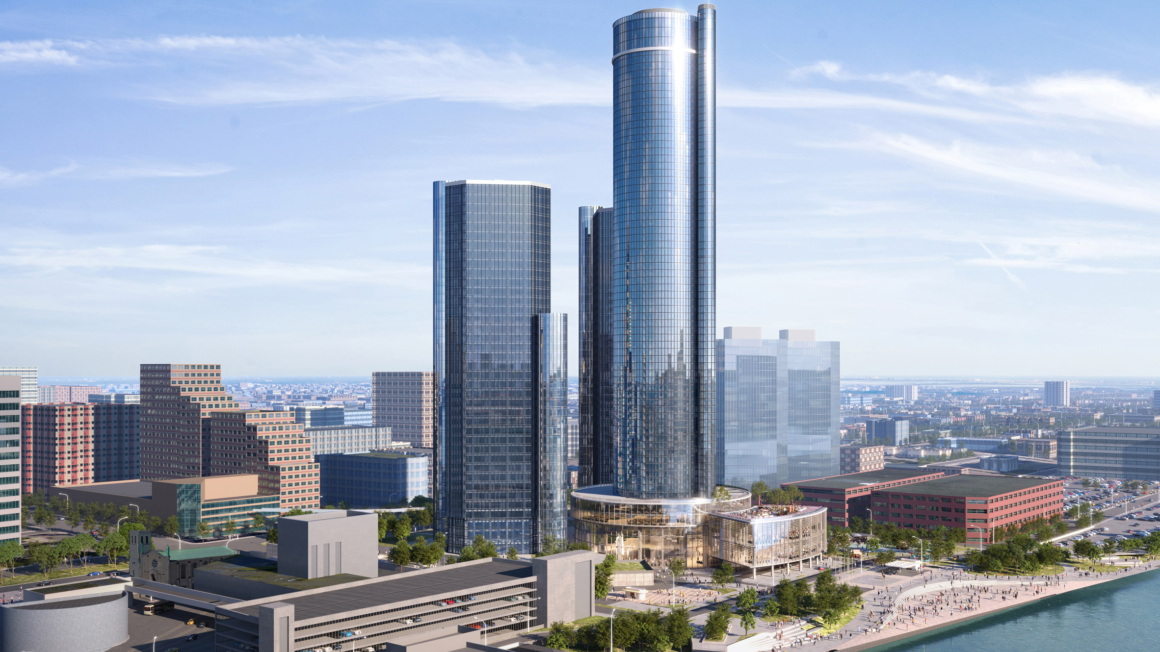 底特律万豪酒店丨美国底特律丨General Motors 和 Bedrock-0