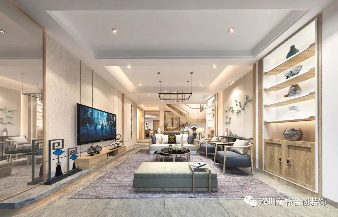 贵阳观府壹号顶层复式 | 现代中式自然唯美风-21