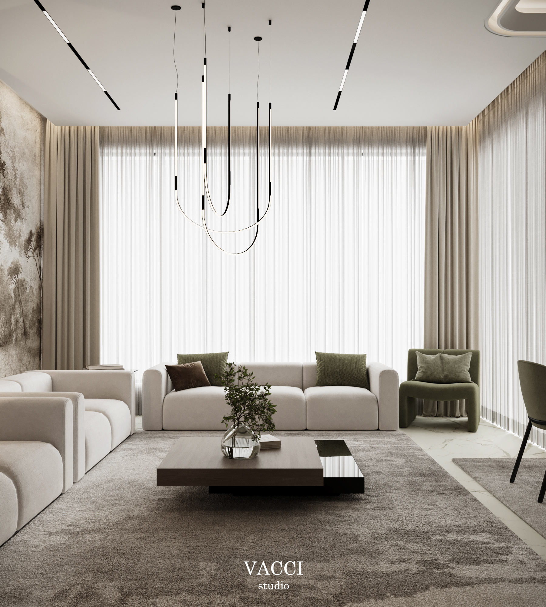 公寓接待大厅丨Vacci Studio-7