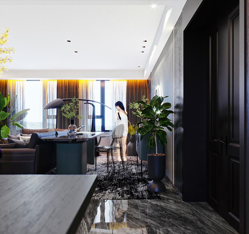 
BJSK设计 | 纯黑极简 -0