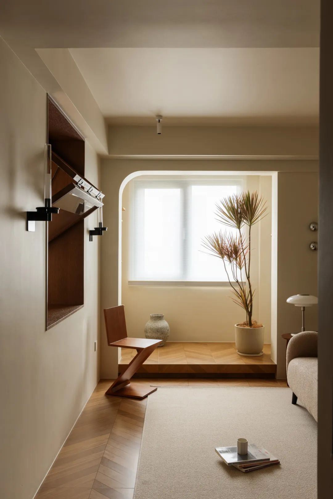 实景落地｜72㎡极简轻法式的家，小户型也能住出平层感-19