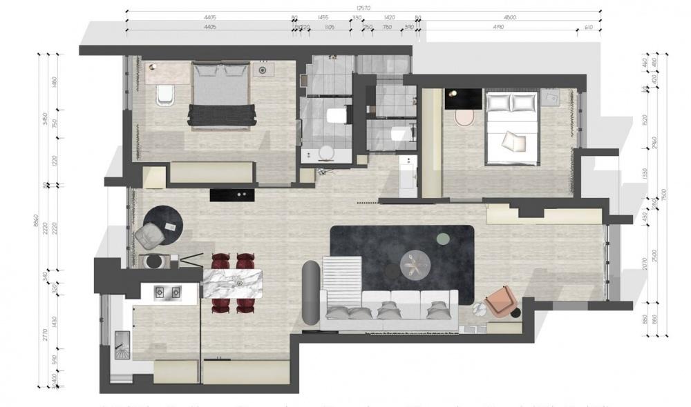 简约时尚的空间冲撞——某项目设计亮点-36