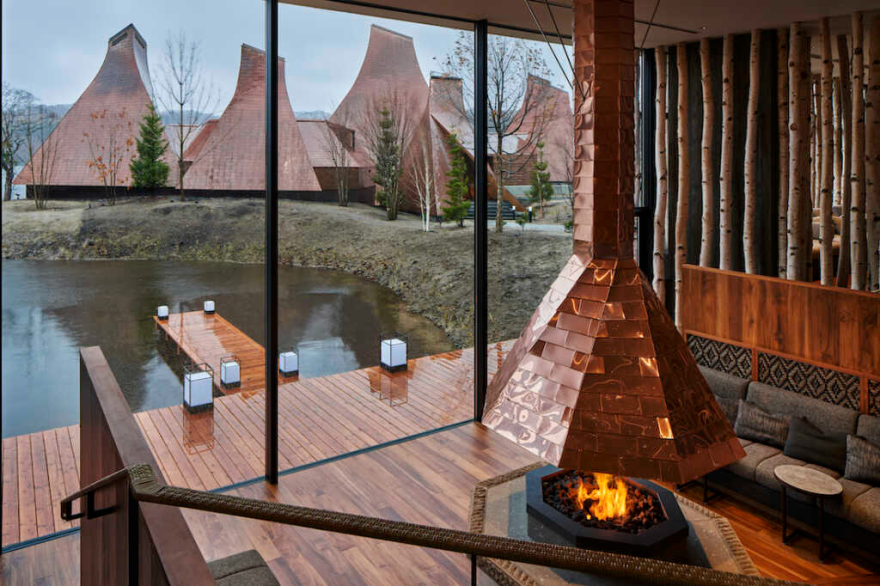 北海道白老町温泉酒店界波罗多丨中村拓志-42