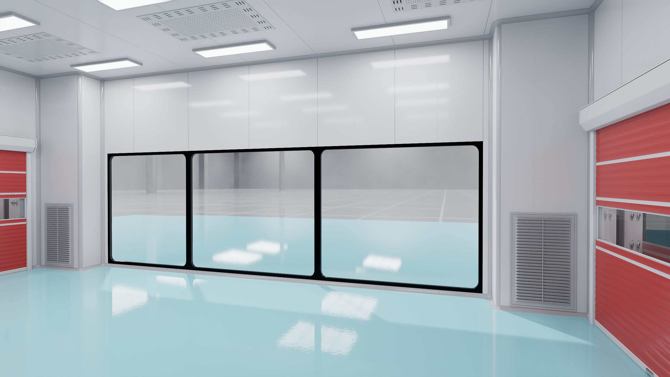 净化车间效果图相关BIM服务项目丨BIM工程服务-12