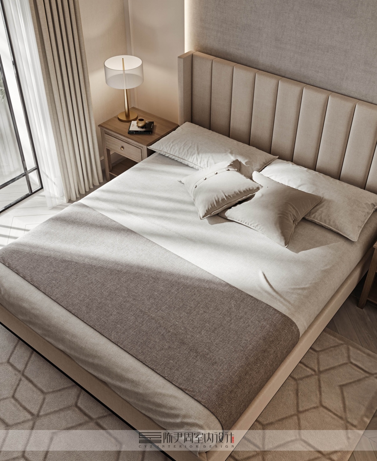 露香园 · 现代美式清新平层设计丨中国上海丨上海陈尹周室内设计-37