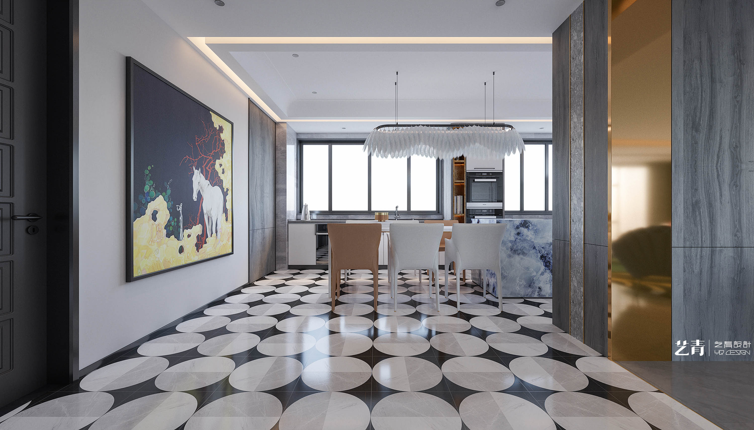 简约现代风未来方舟大平层-26