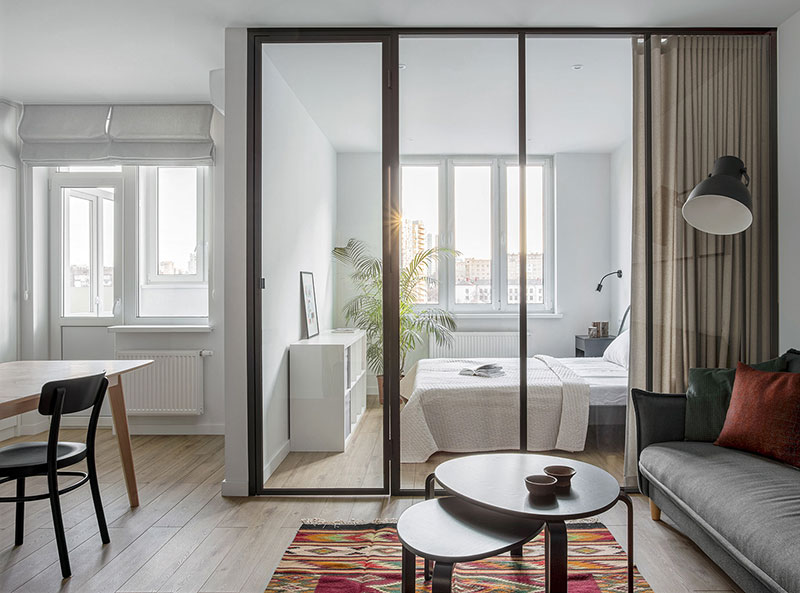 乌克兰基辅时尚简约 Airbnb 公寓设计-8