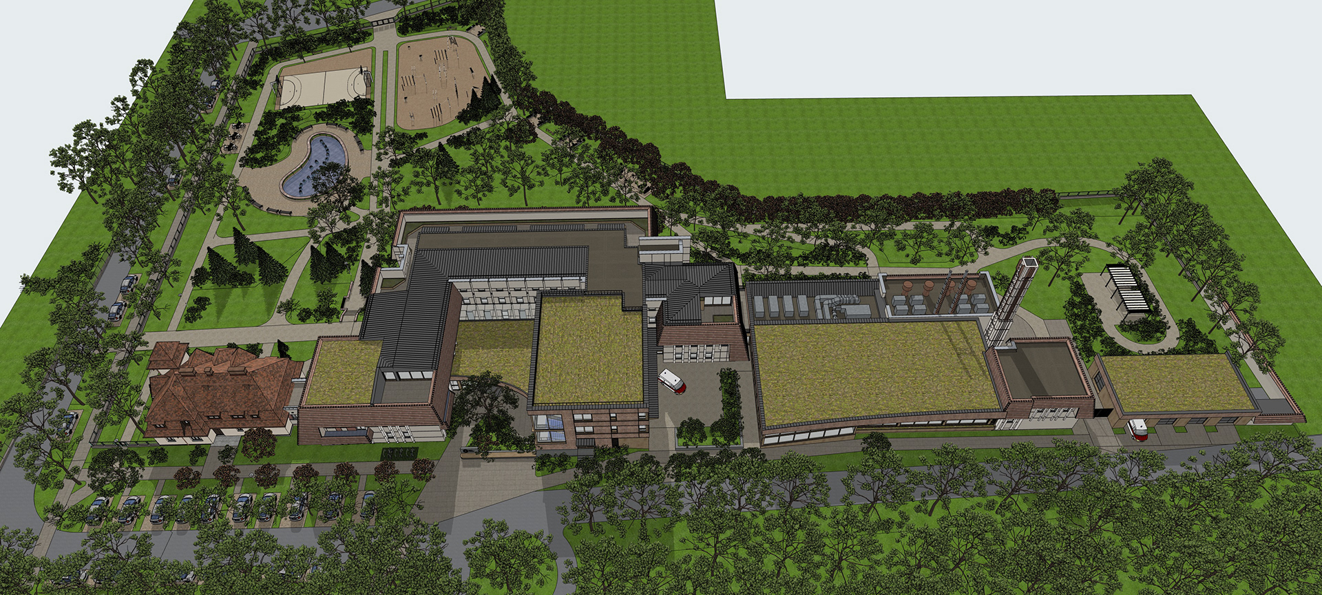 医院重建与扩建为现代康复中心丨乌克兰利沃夫-24