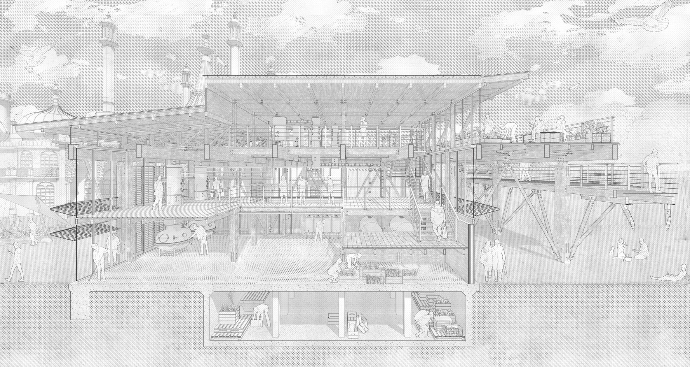 废弃物打造创意建筑 | 英国布莱顿学院学生获奖项目展-58