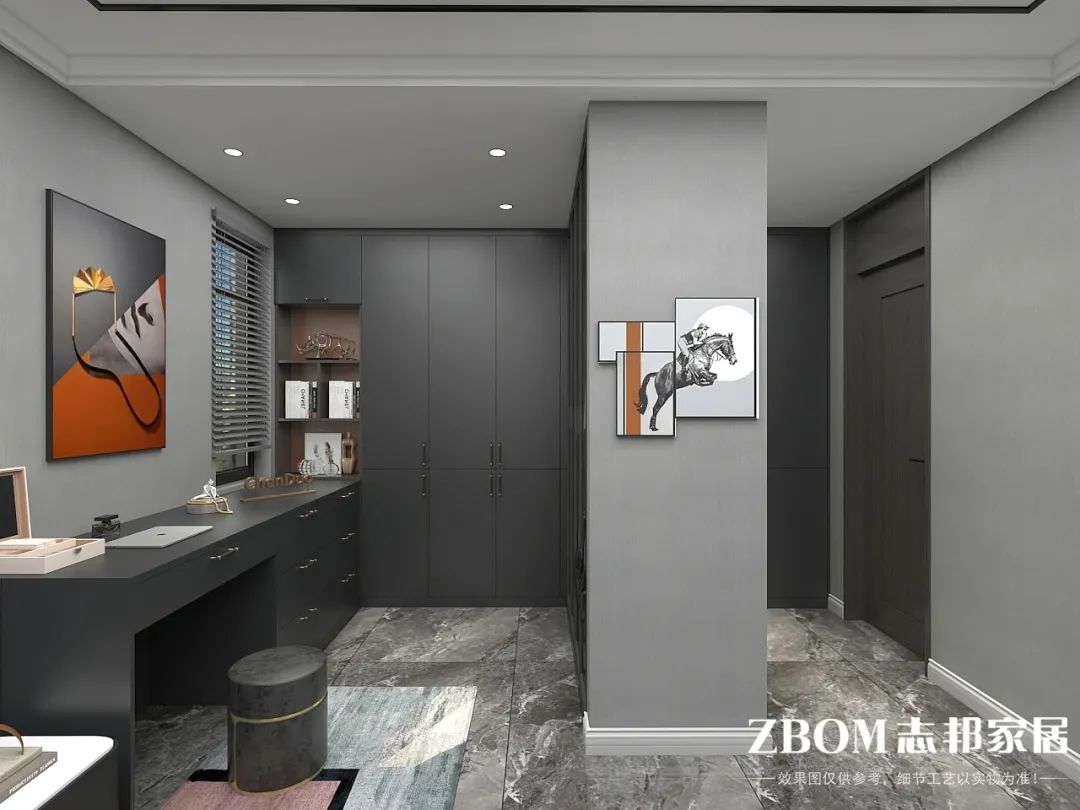 现代轻奢风三口之家室内设计丨中国赤峰丨刘国琦-54