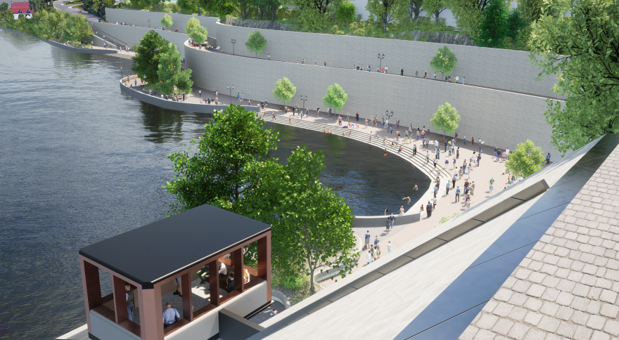 苏塞滨水廊道提案丨加拿大渥太华-11