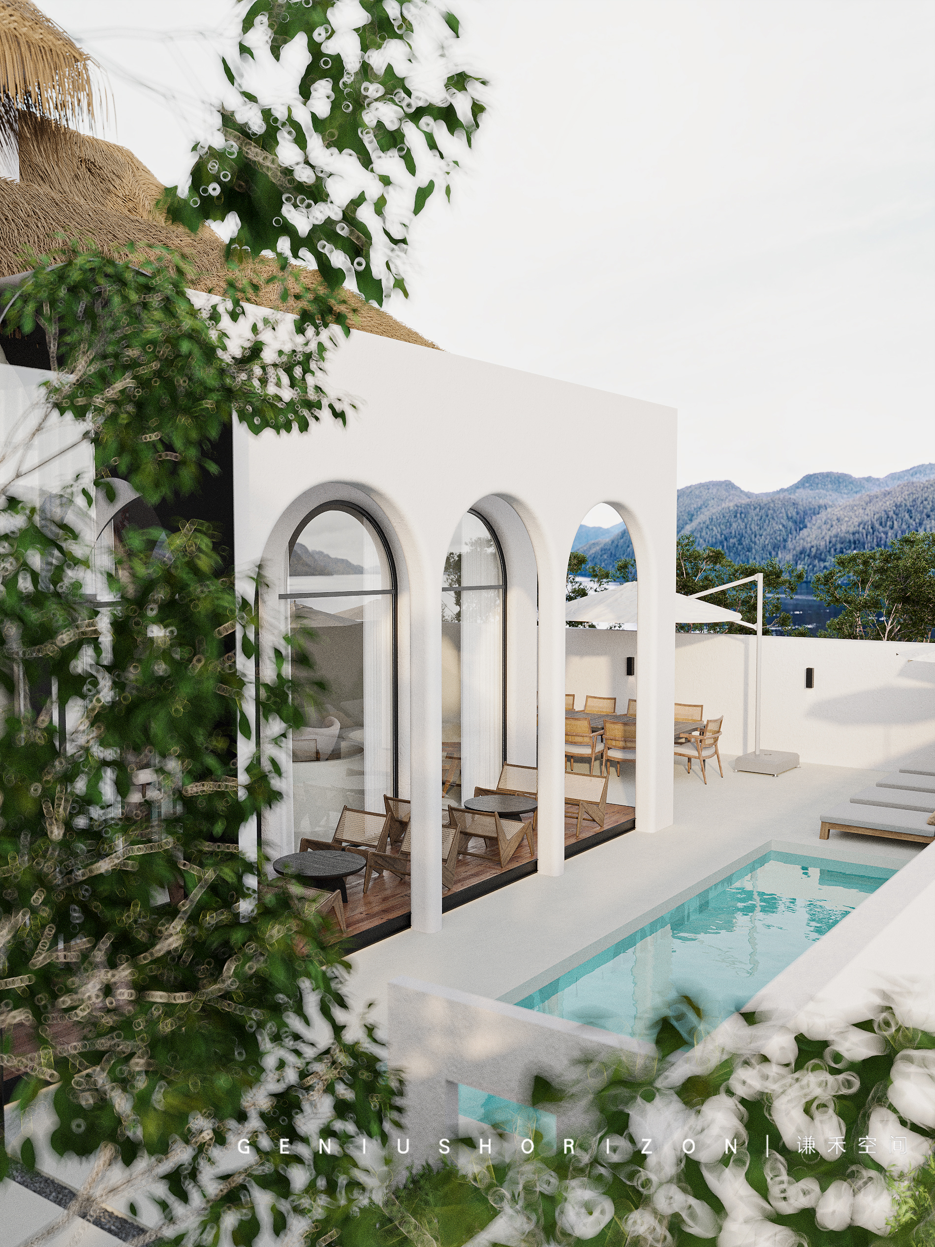 侘寂民宿设计丨谦禾空间设计事务所-13