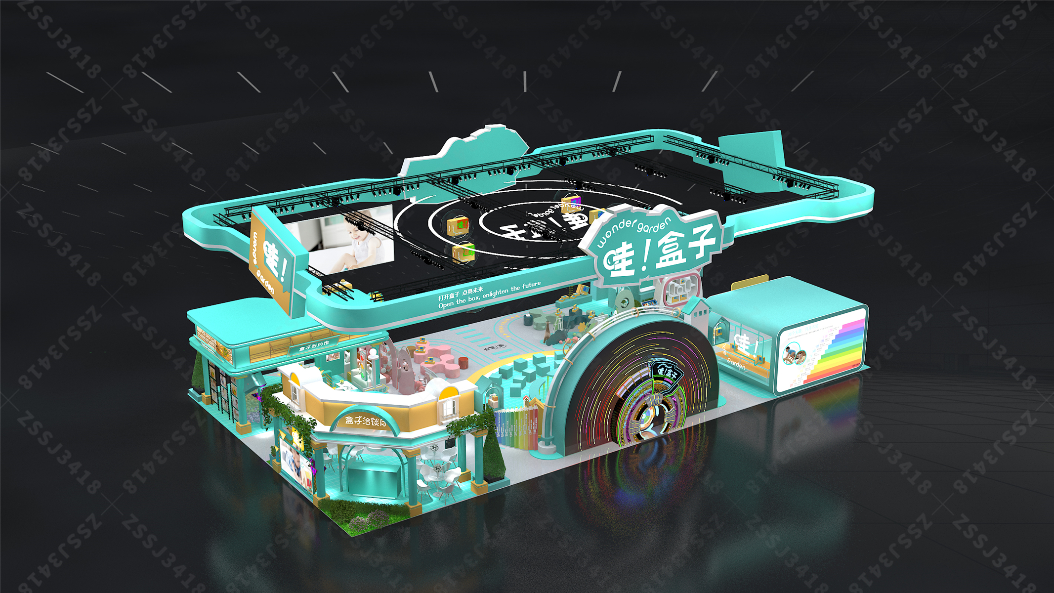 搭建展位设计，特装设计搭建，设计展位搭建-2