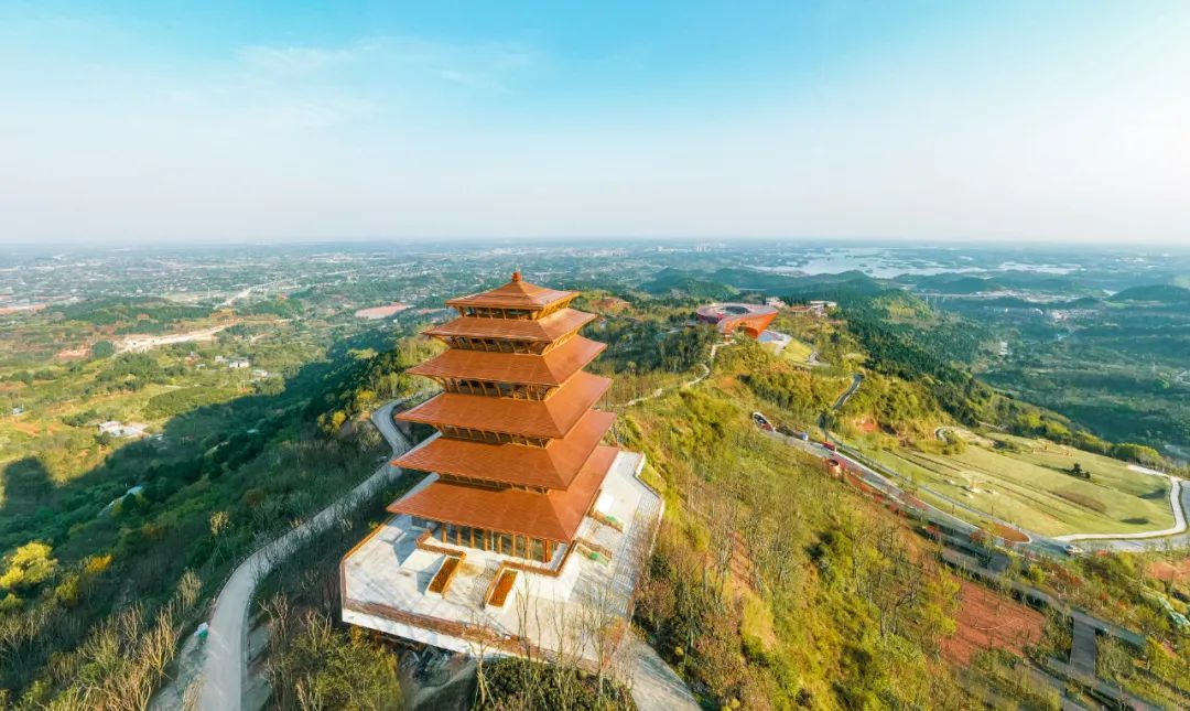 丹景阁 | 融入竹文化的现代观景楼阁-3