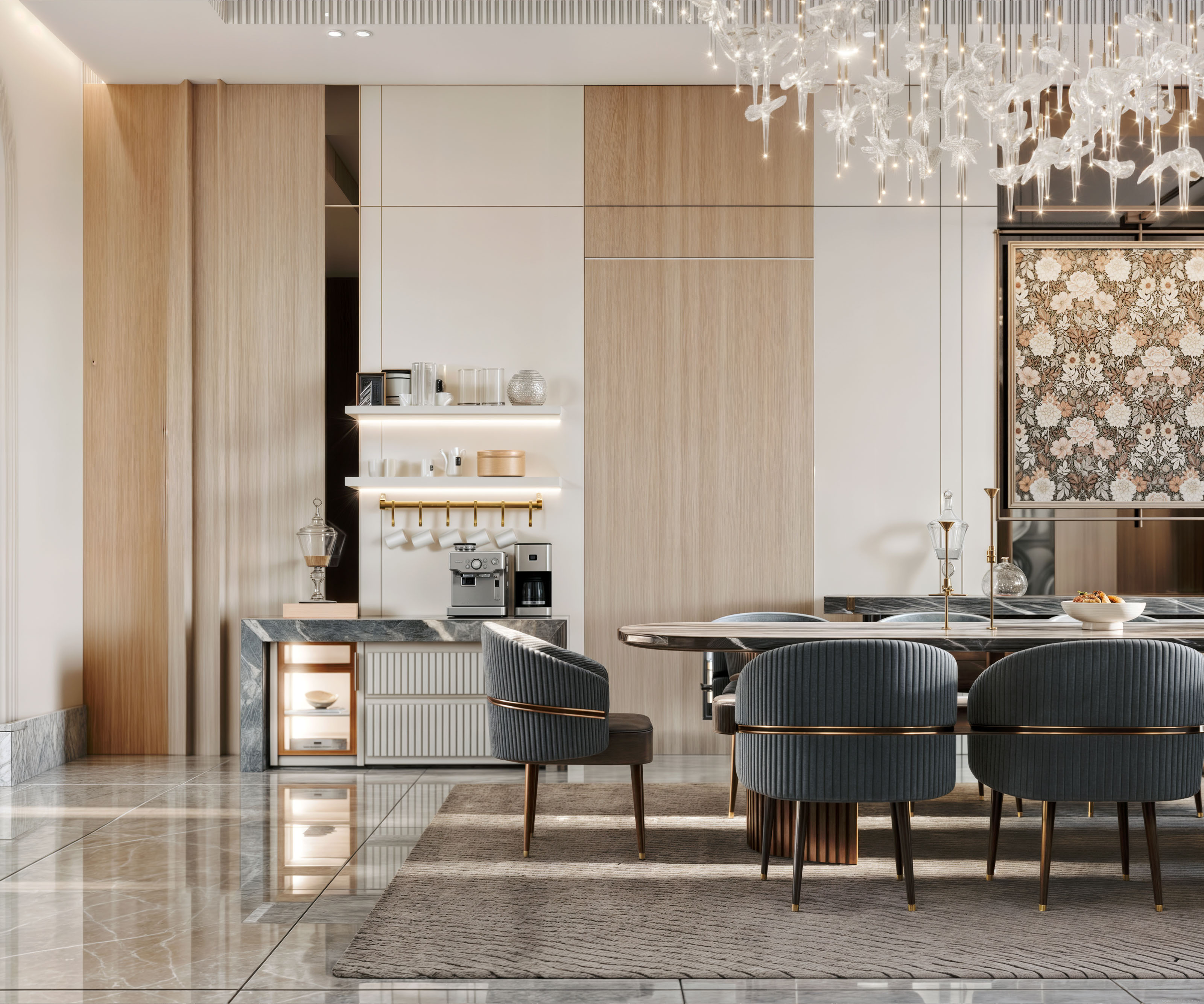 Neo classic LIVINGROOM+DINING ROOM-11