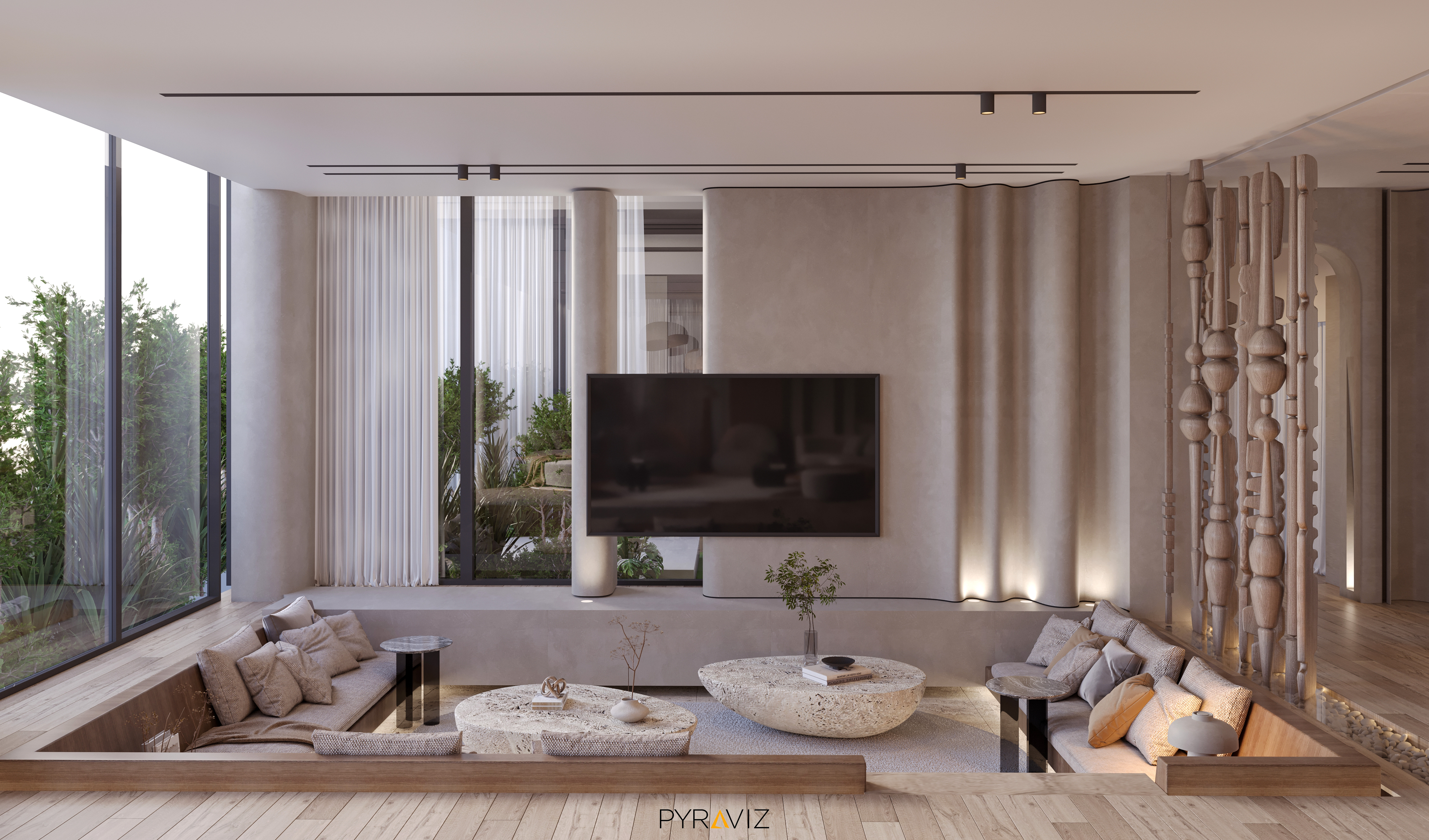 费萨尔别墅侘寂丨阿联酋阿布扎比丨PYRAVIZ-4