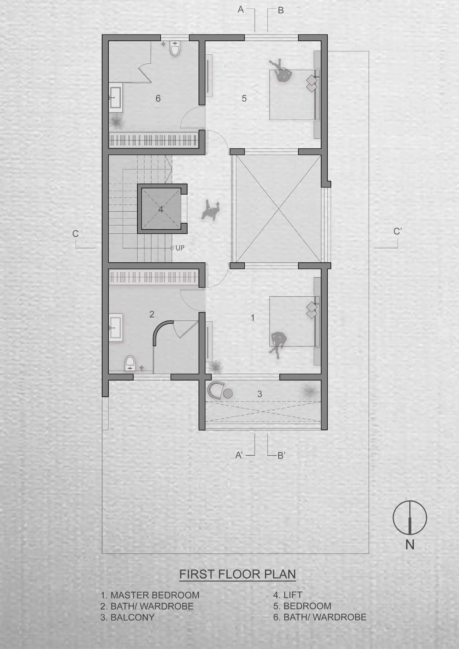 砖巢住宅丨印度丨Manoj Patel Design Studio-27