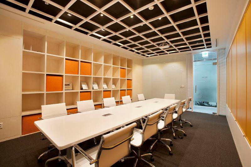 简约清新 150 平米游戏公司办公室设计-10