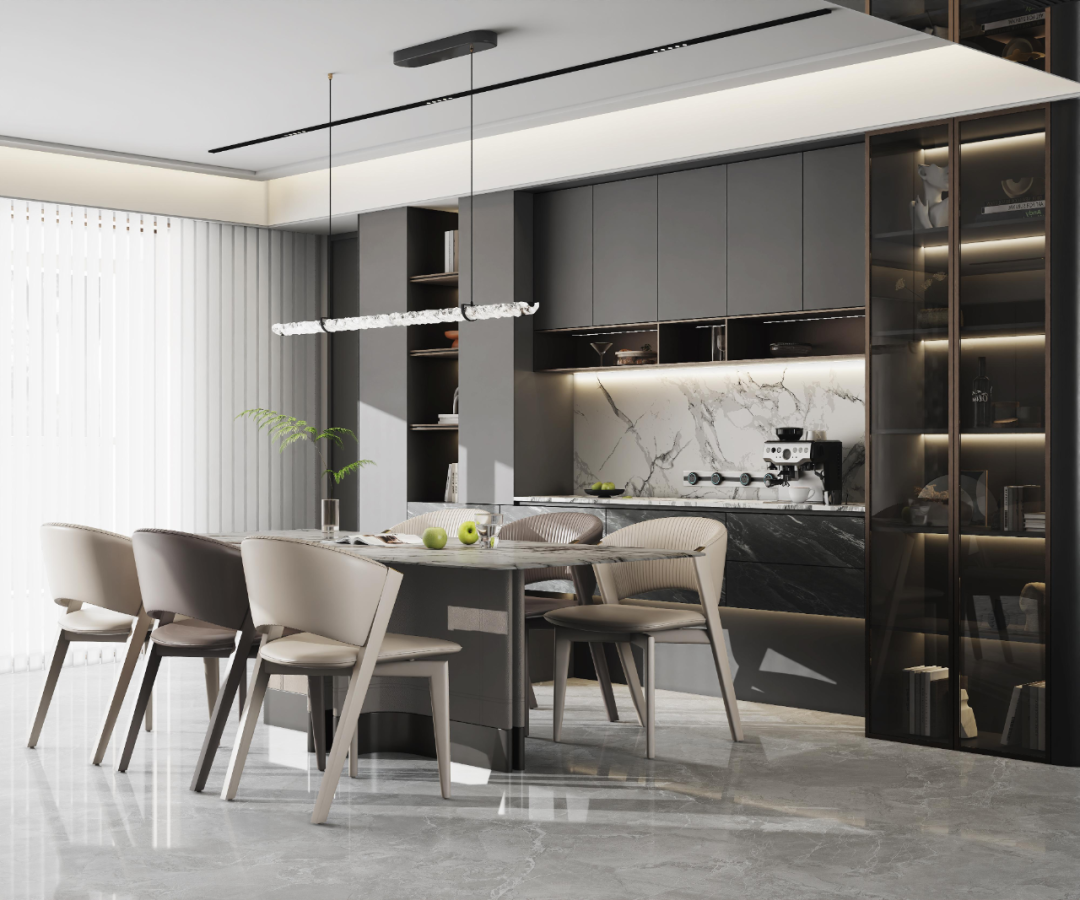 珹上润府255㎡|深调韵律下的现代轻奢诗意栖居-25