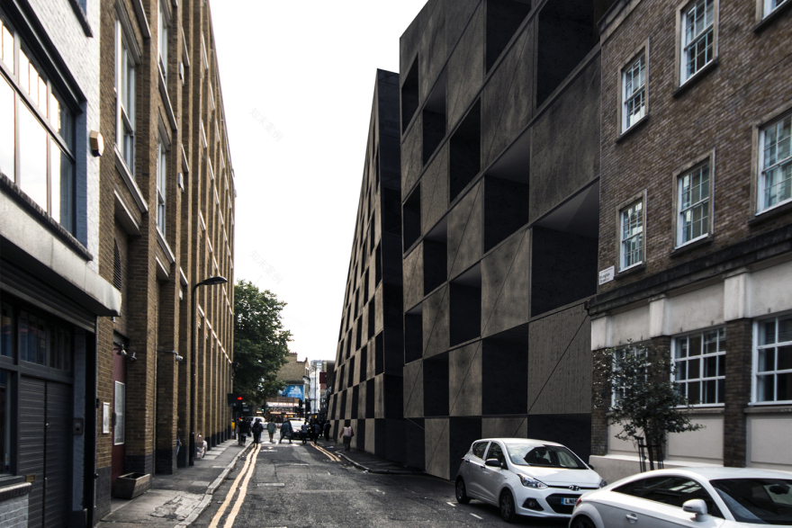 AQSO Arquitectos Design a New, Twisted Landmark For Londons Creative Heart-3